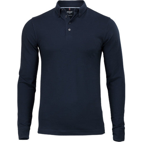 Nimbus Men's Carlington Deluxe Long Sleeve Polo Shirt